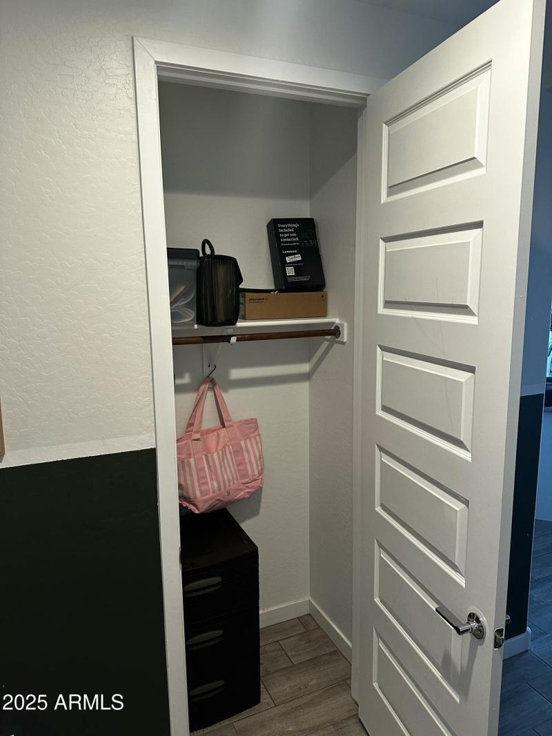 Hall closet