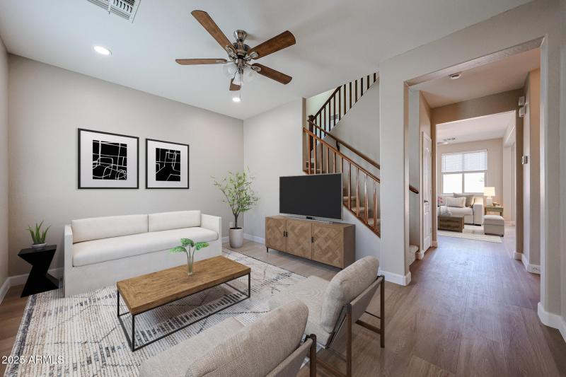 Family Room at Entry