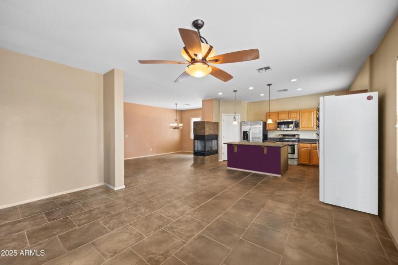 Family room to kitchen