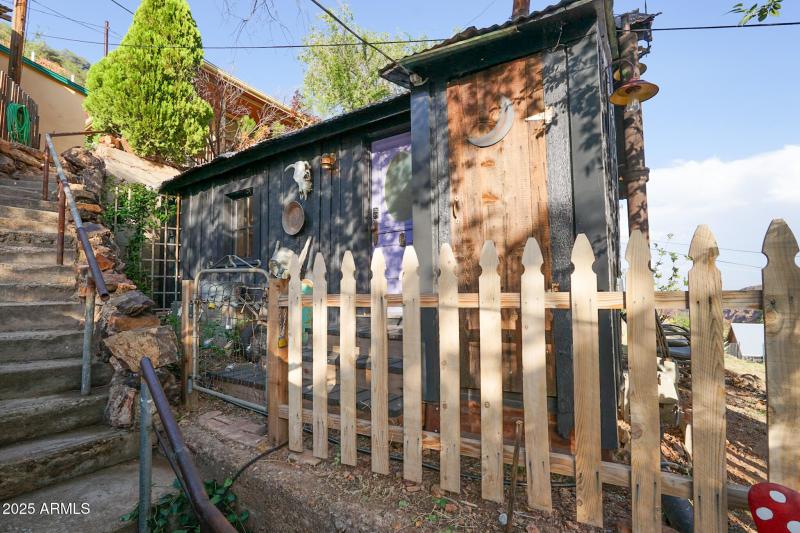 Separate Stairway and Front of Studio