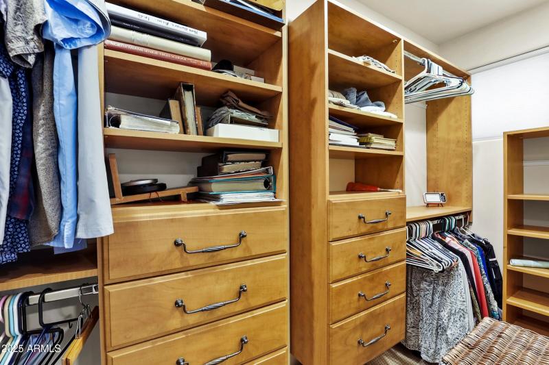 Master Walk-In Closet with Built-Ins