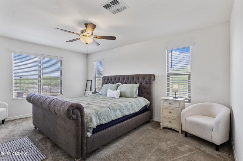 main suite with lots of natural light