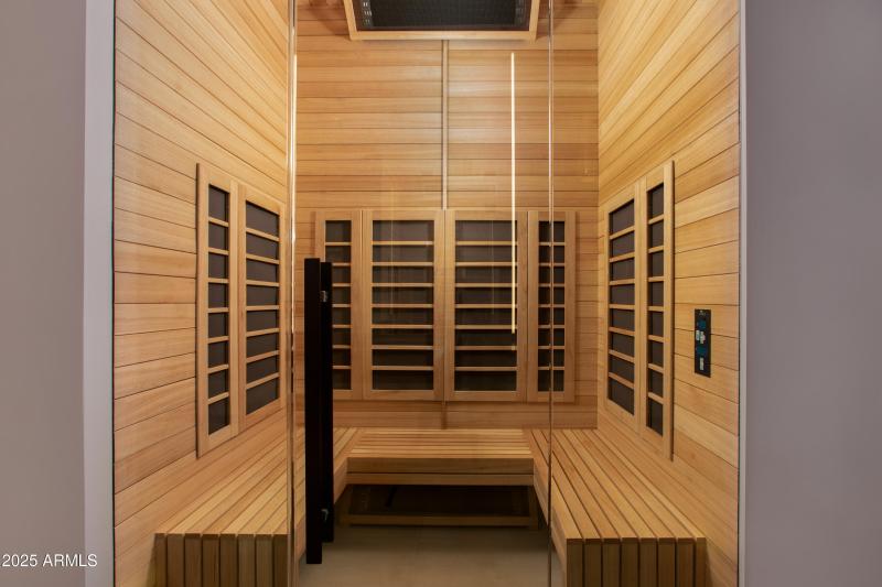 CUSTOM BUILT IN INFARED SAUNA