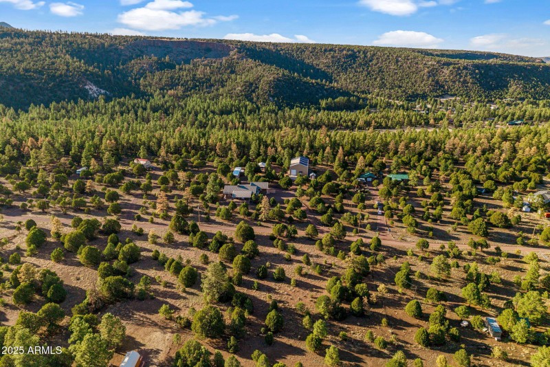 Property backs up to National Forest