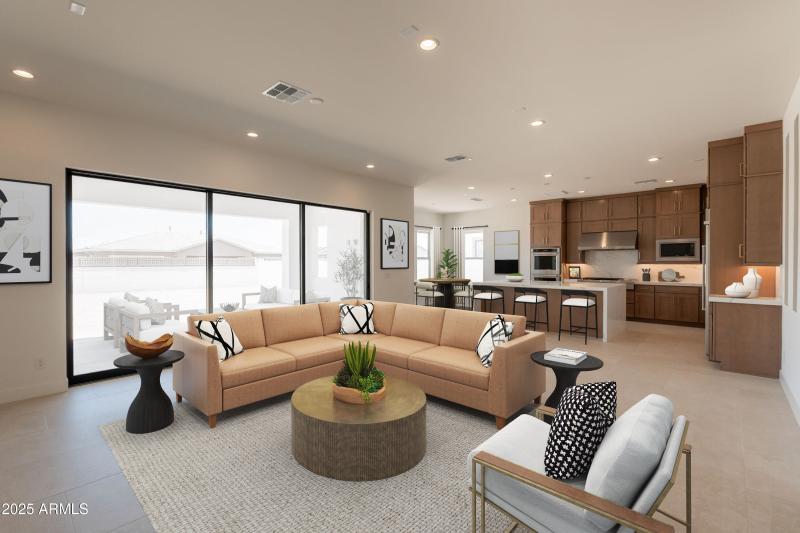 Virtually Staged Great Room