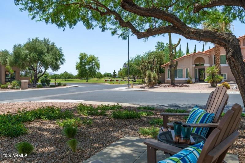 front with park view