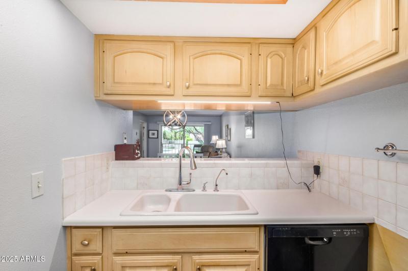 Pass through to dining area