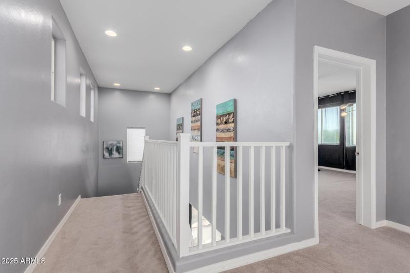 Loft area and stairs