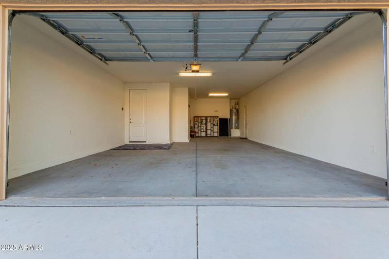 Tandem three car garage