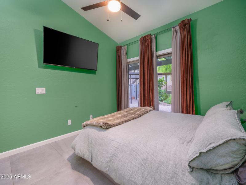 Bedroom 3 w/ Sliding glass door exit