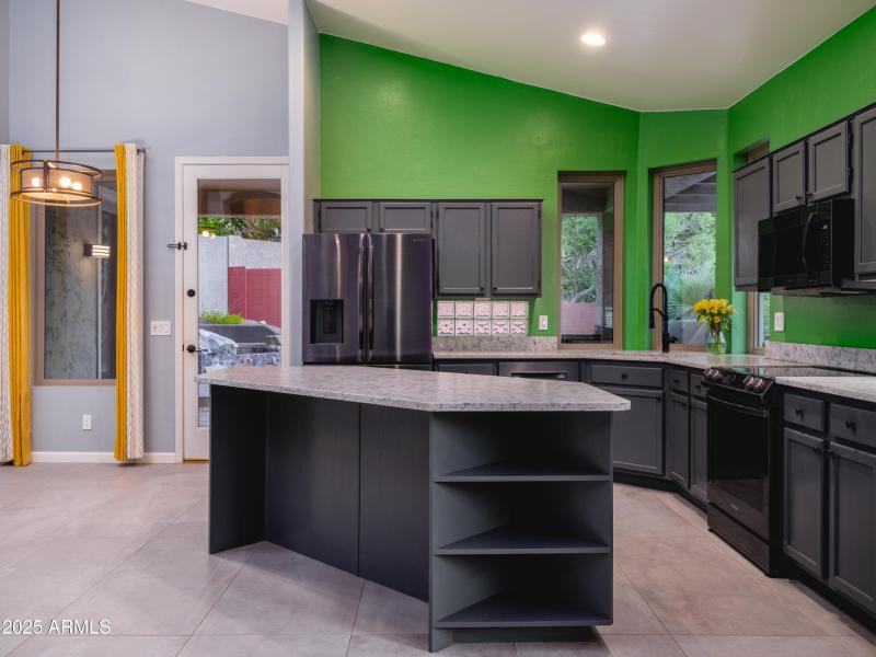 Quartz Island Kitchen