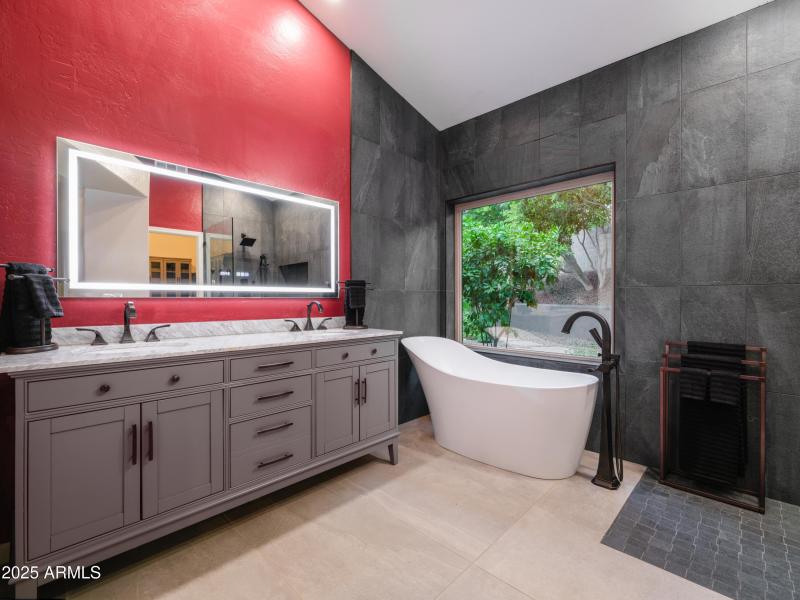 Primary Vanity w/ Two Sinks