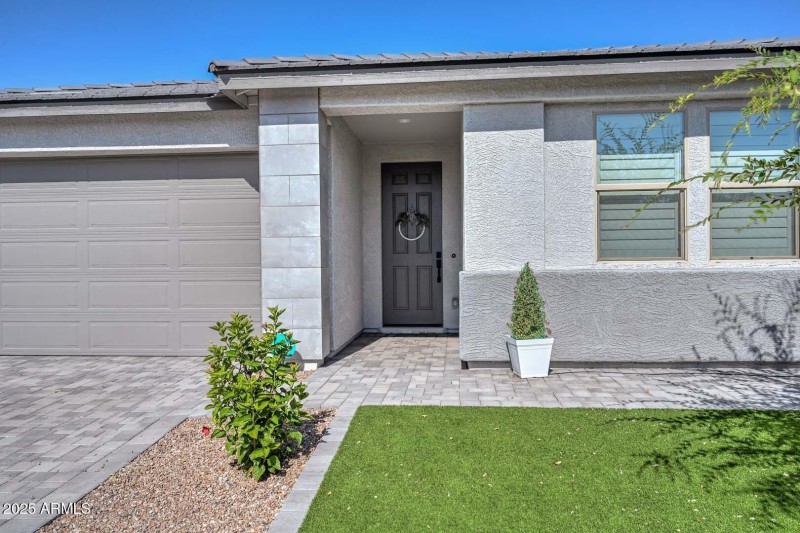 Welcoming Covered Entryway