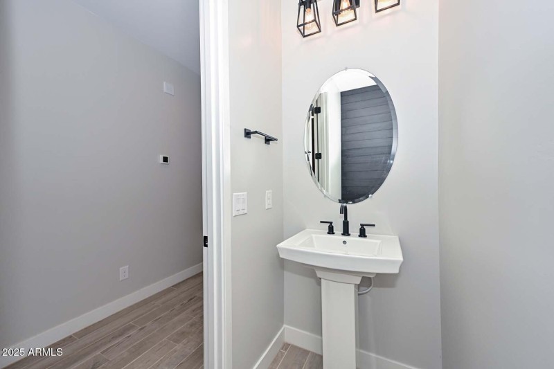 Stylish Half Bath Detail