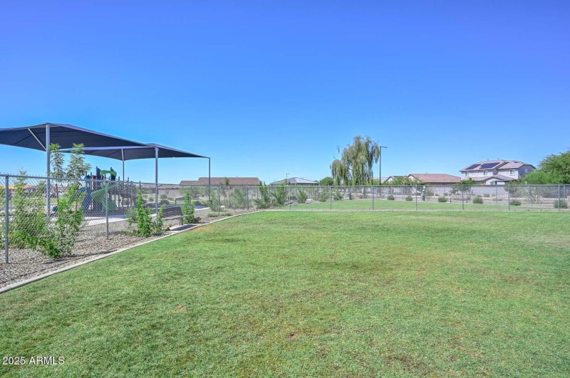 Fenced Dog Park Area