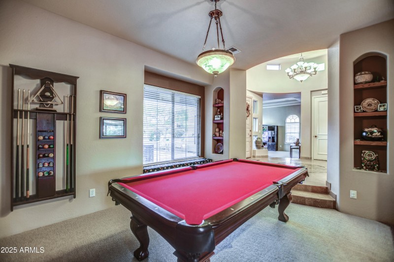 Dining room/pool room