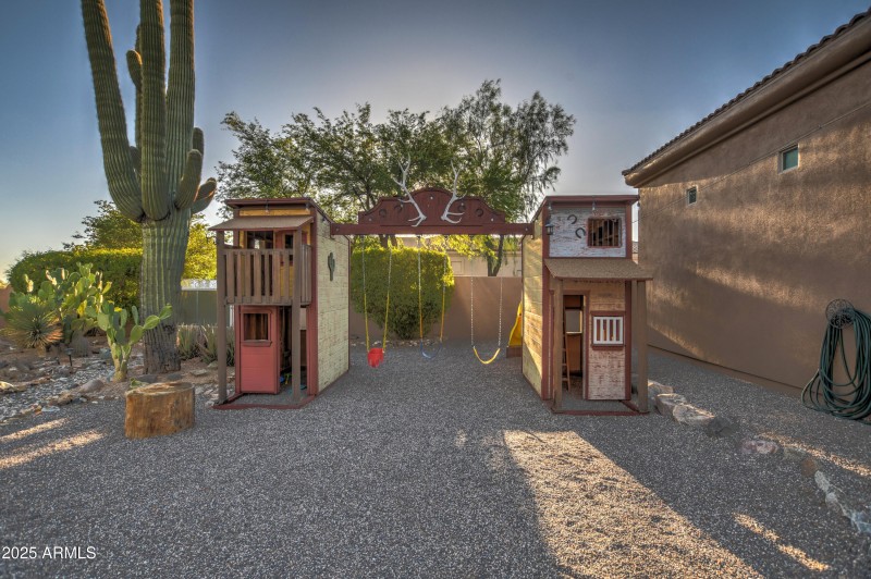 Children's western town playground