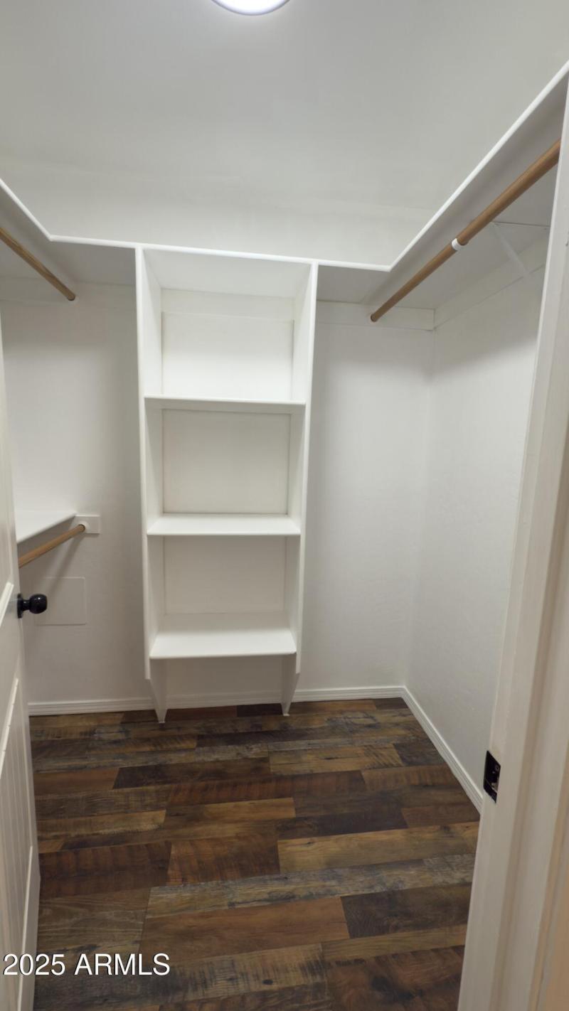 Master walk-in closet