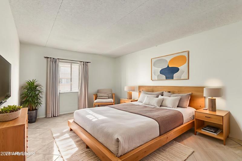 Virtually Staged Bedroom