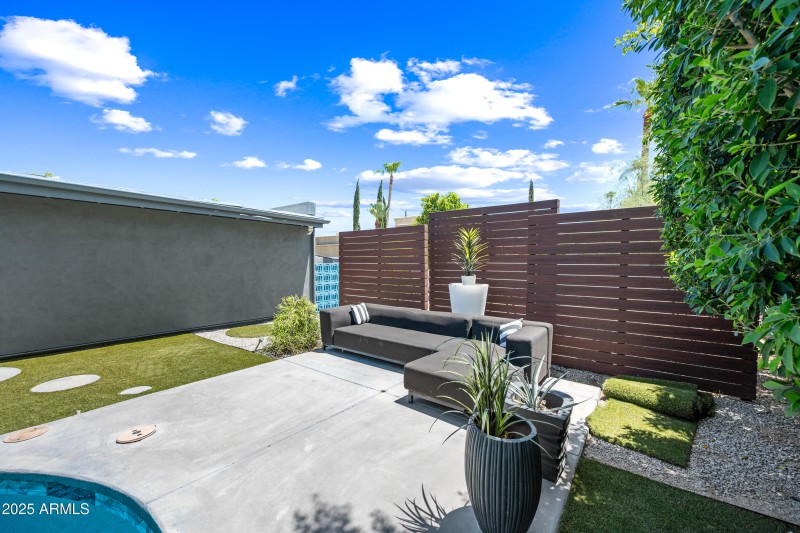 View of Open-air Lounge Space