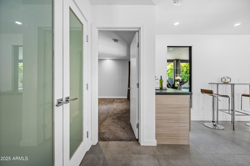 Kitchen Pantry Hallway View
