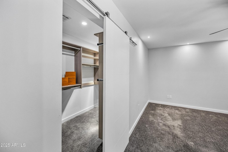 Primary Bdr Closet w Modern Slider