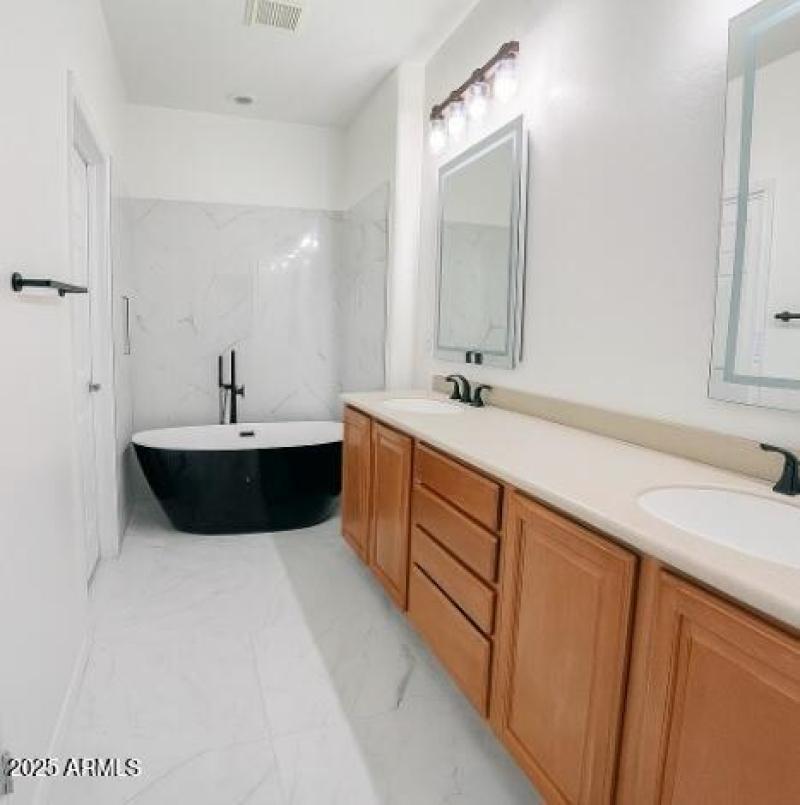 Primary Bathroom Virtually Enhanced