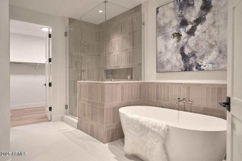 Spa Inspired Bath Rendering