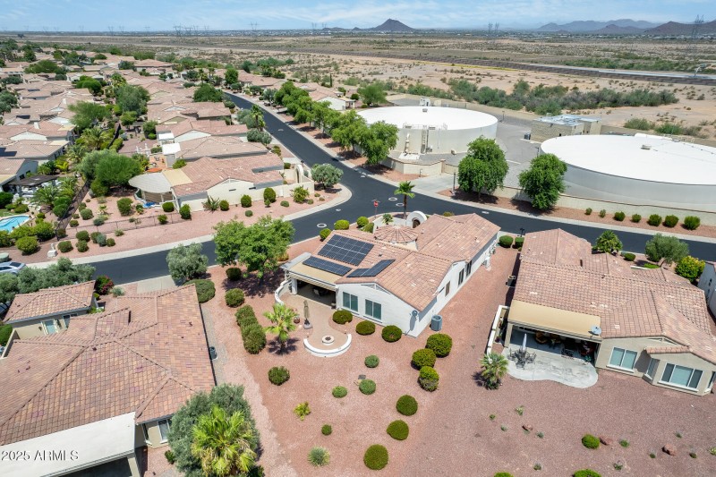 North view facing mountains