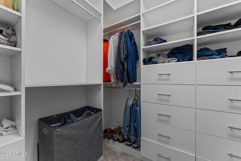 Primary walk-in closet