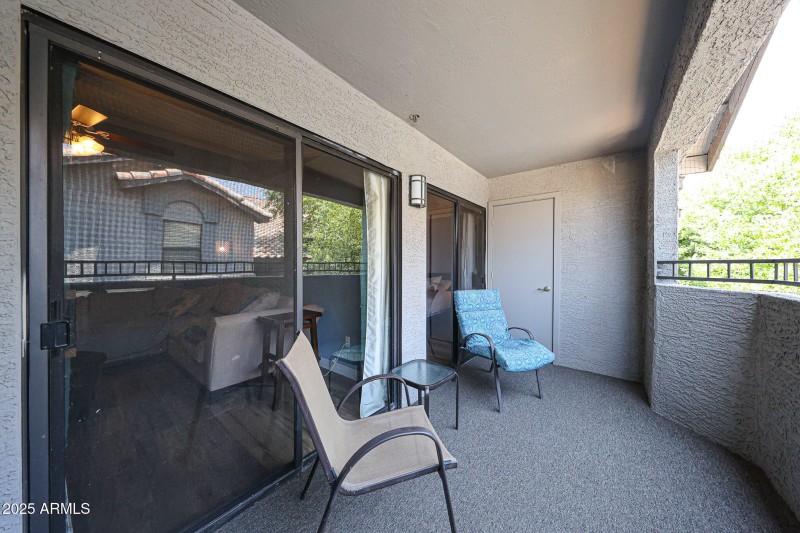 North Facing Balcony