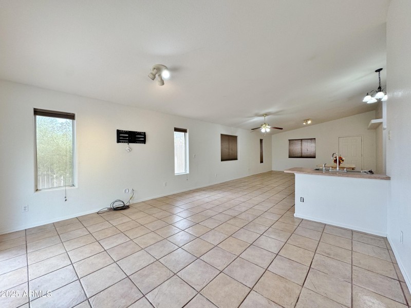 View from dining/family room