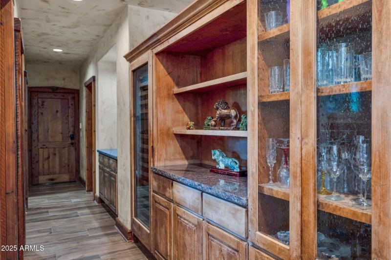 Buffet With Wine Cooler