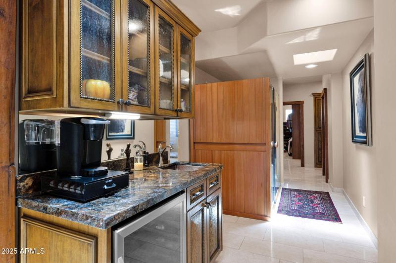 Convenient Bar By Customized Closets