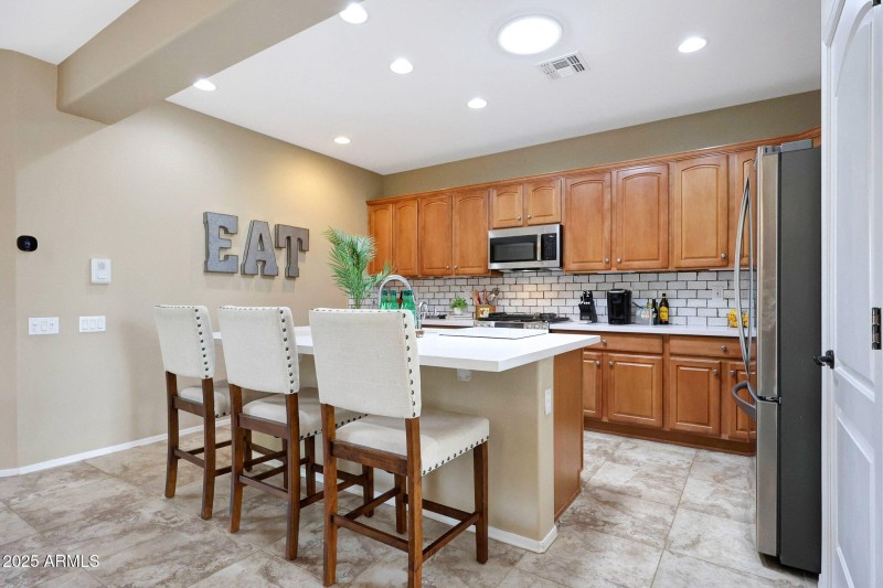 new silestone island