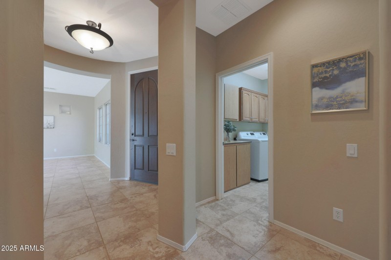 foyer to laundry
