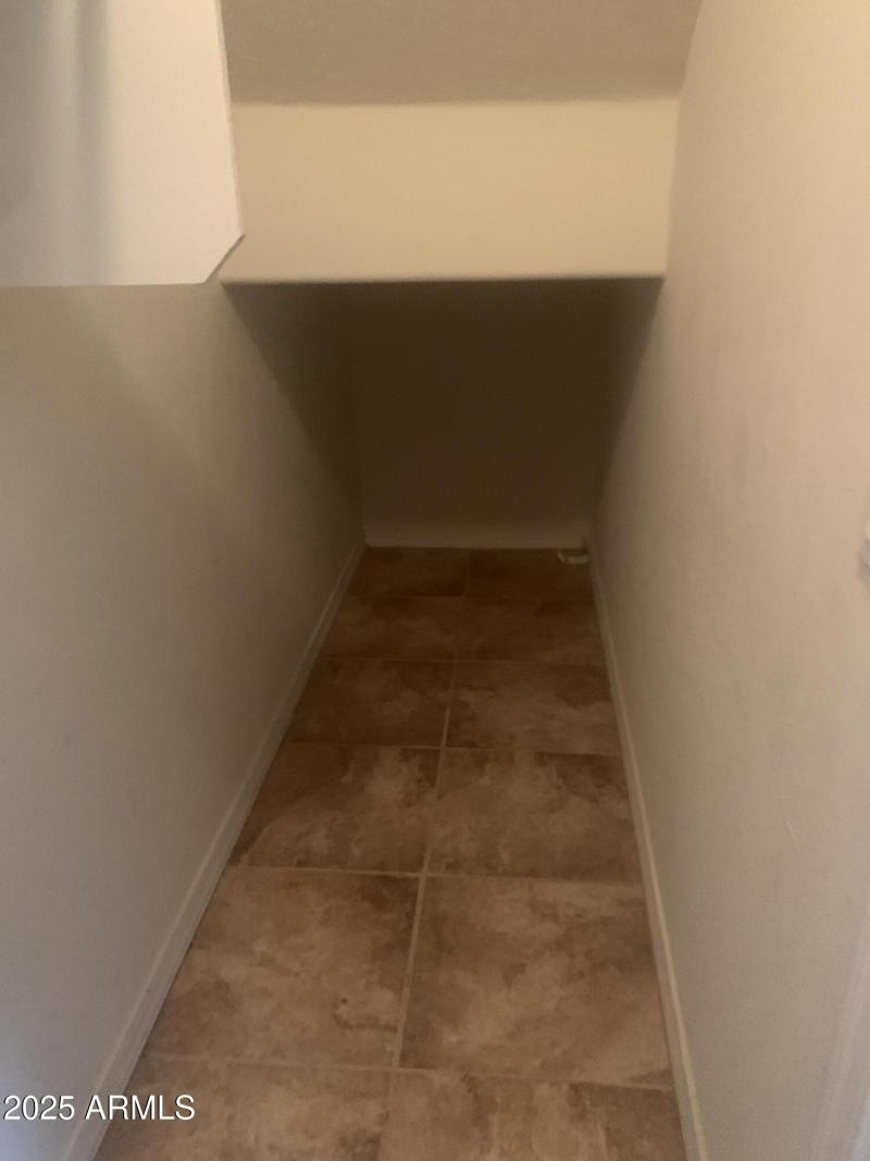 Storage under stairs