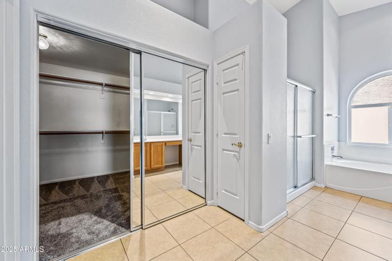 Primary Bathroom to Primary Closet