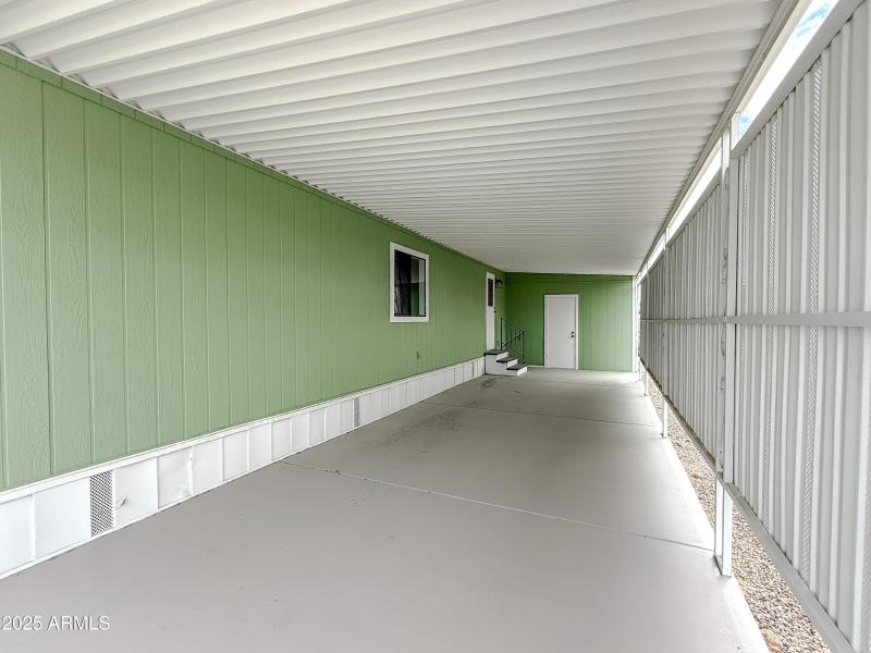 Large Carport With Storage Shed