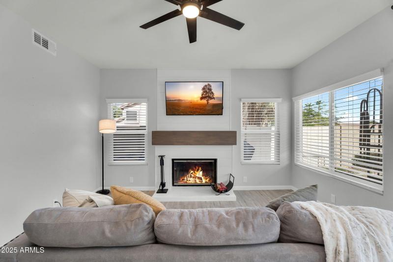 Family Room with Fireplace