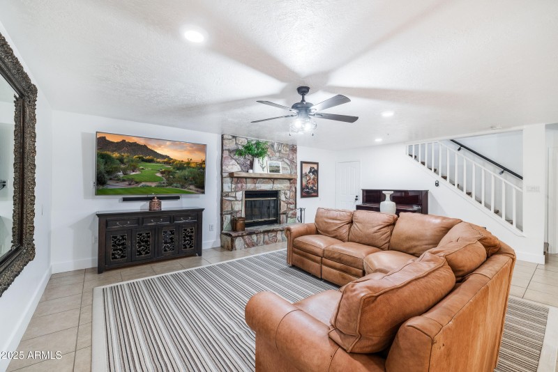 basement living room