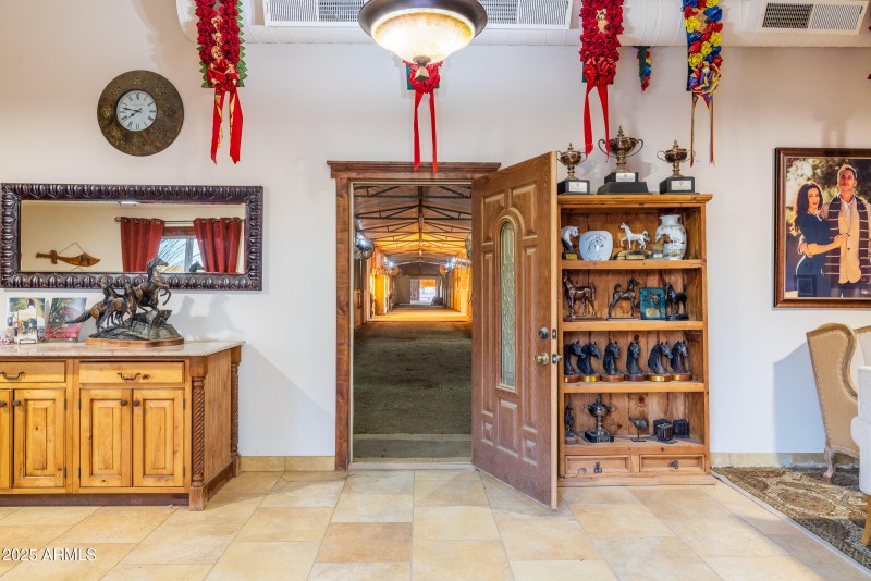 barn office opens to barns