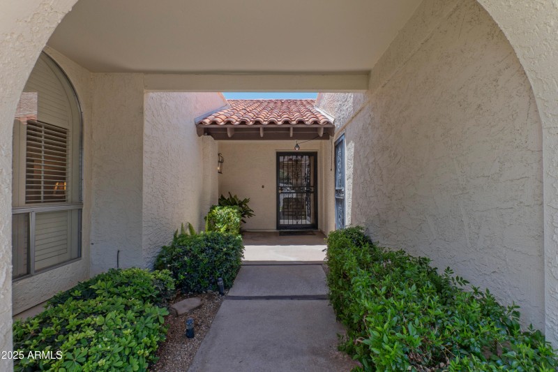 Welcoming entry