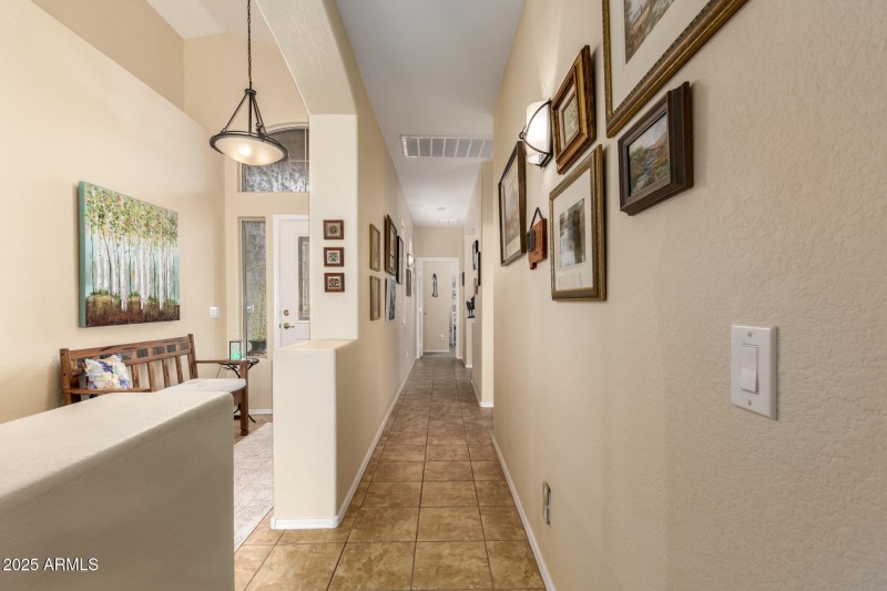 Hall to secon bedroom