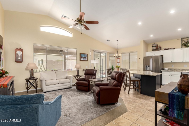 Living Room into Dining Room