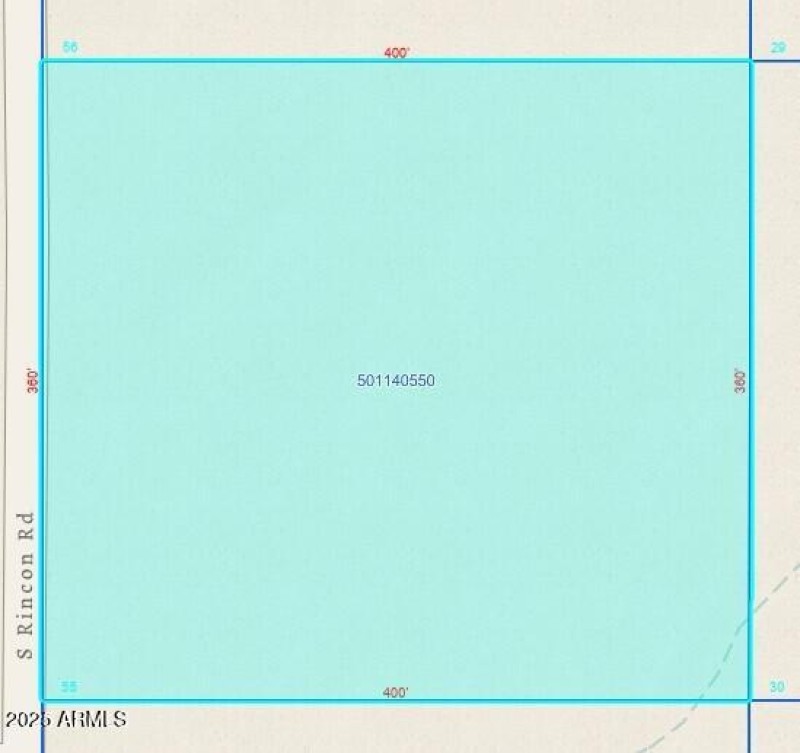 parcel dims map Rincon