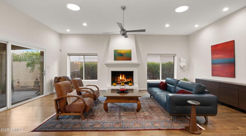 Fireplace in Living Area