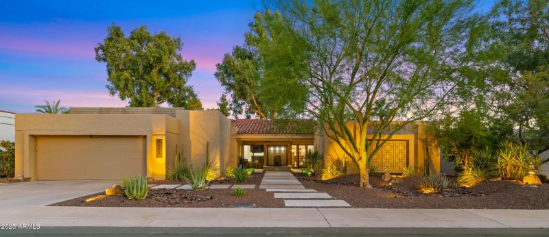 Landscape Adorned with Up Lighting