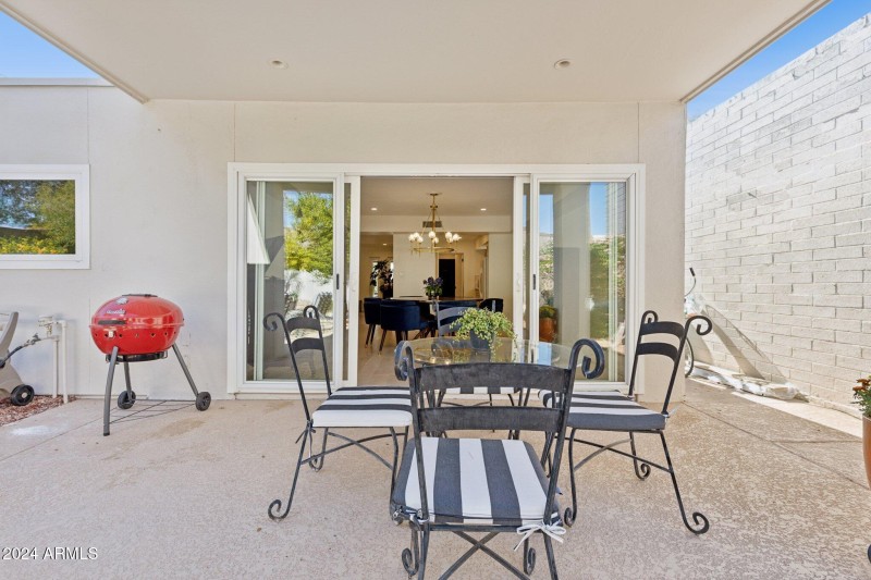Covered Patio off Dining Room