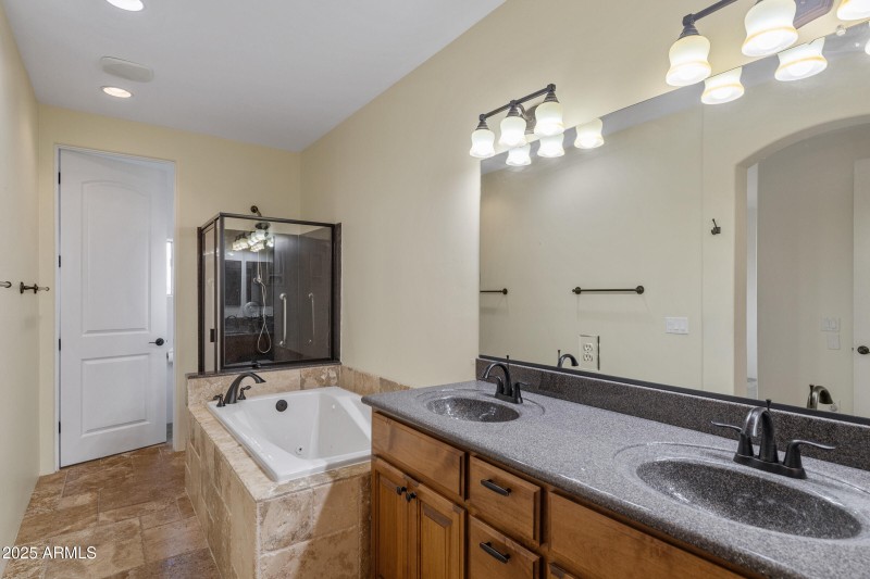 Couble vanities in master